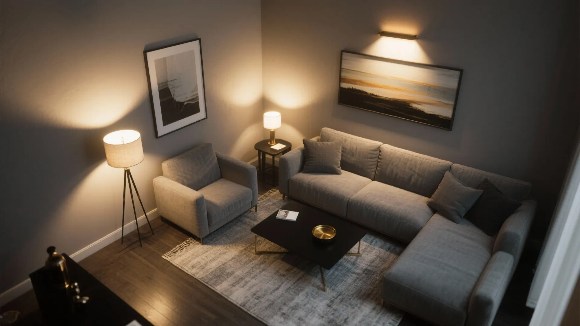 Warm Lighting: Layered Lamps and 2700–3000K Bulbs