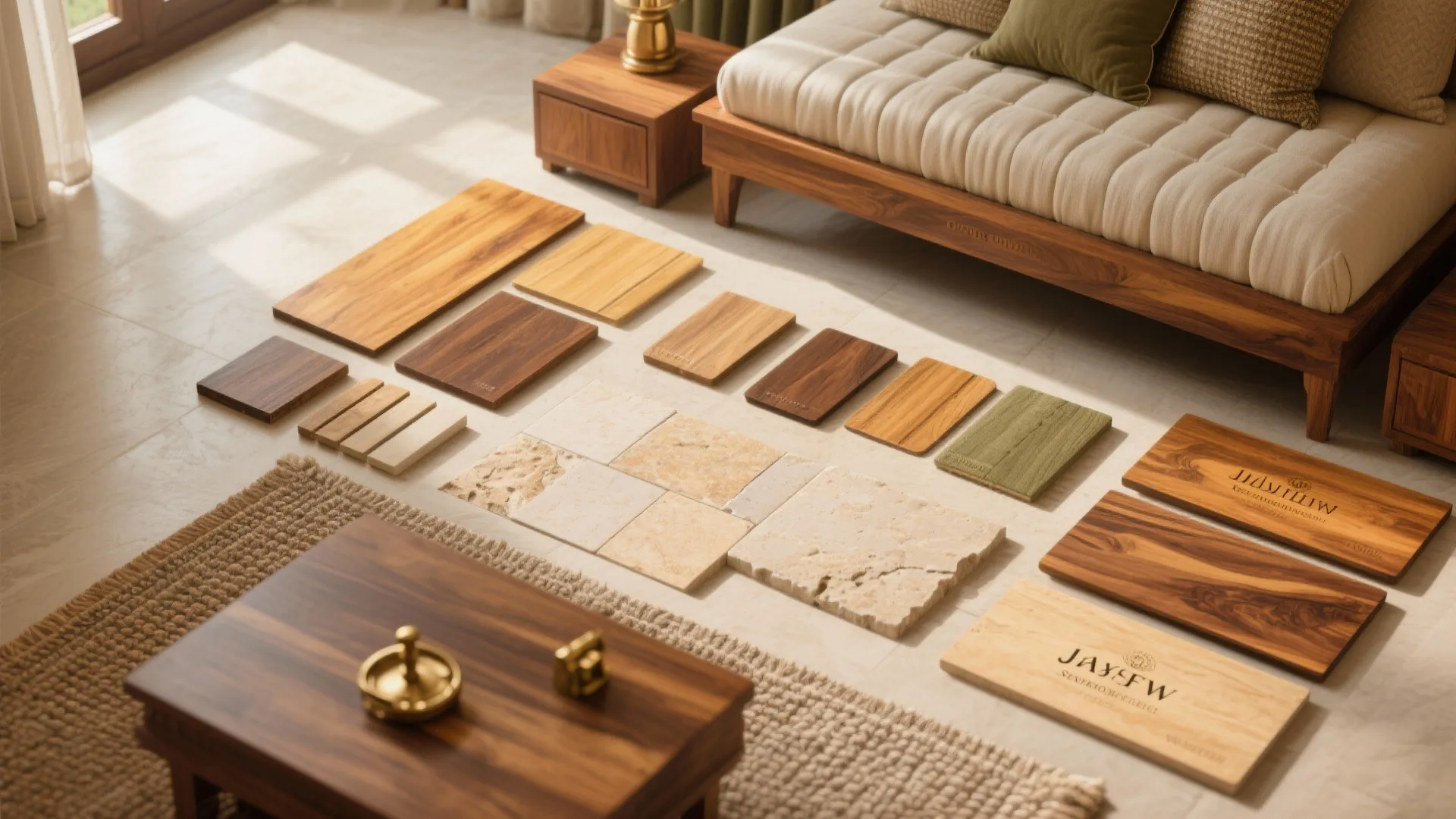 Warm, local materials that feel like home