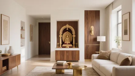 5 ideas: unique mandir design for living room