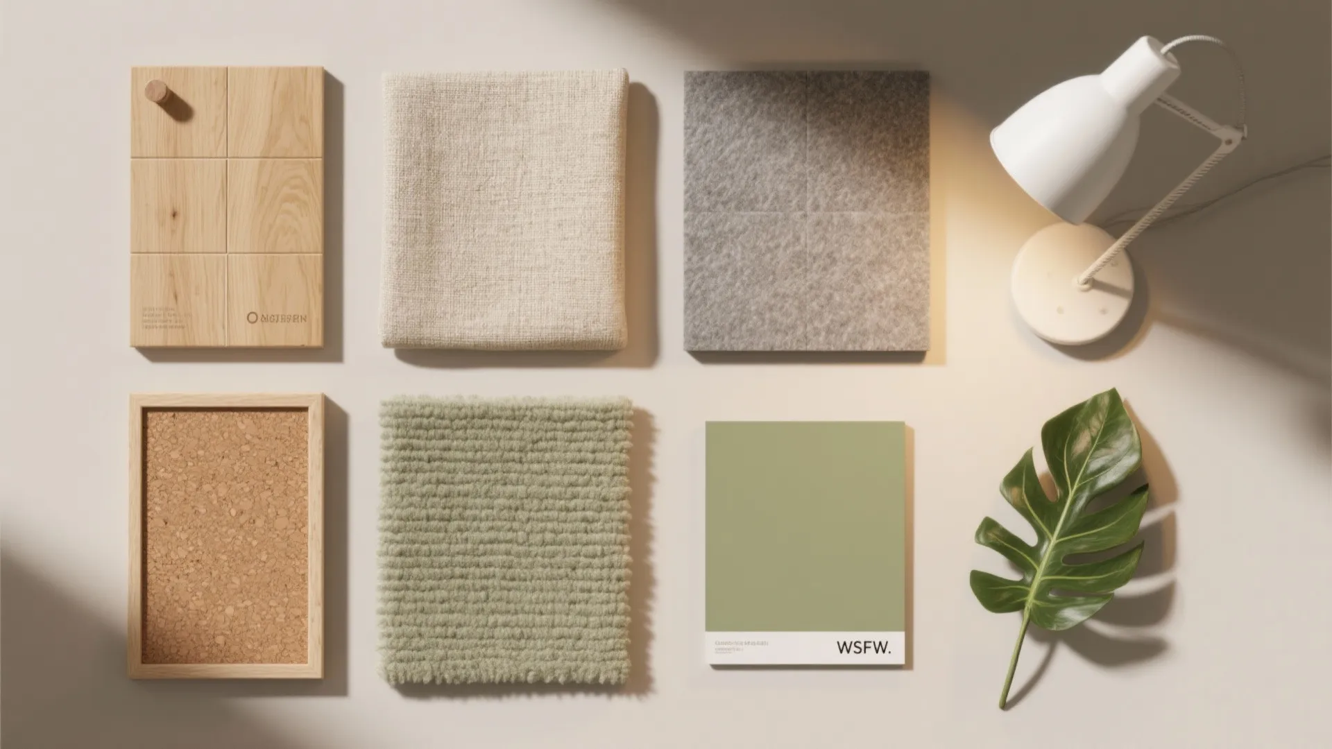 Warm wood and soft textures to calm the mind