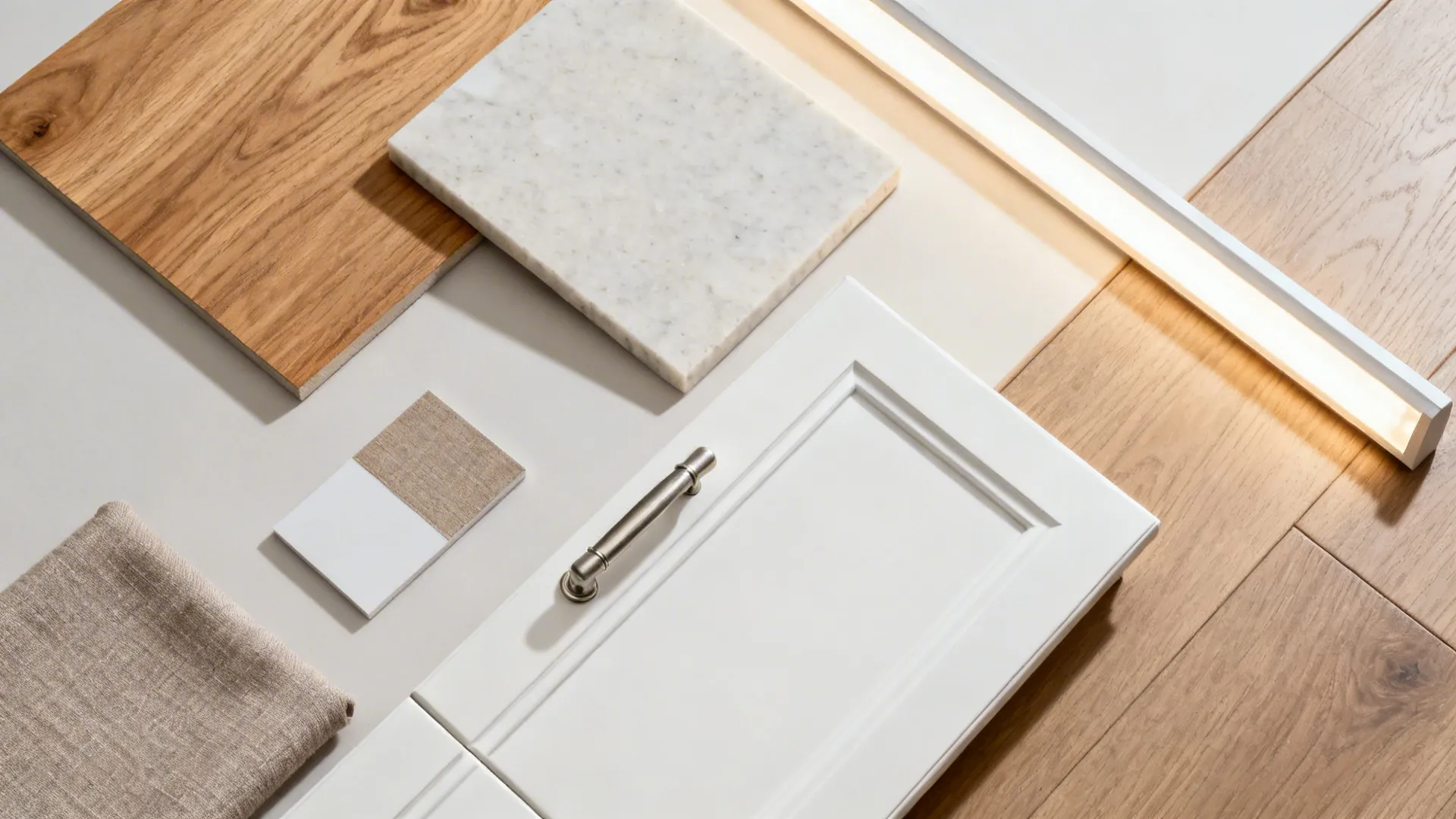 Warm Wood Touches for a Softer Living-Kitchen Blend