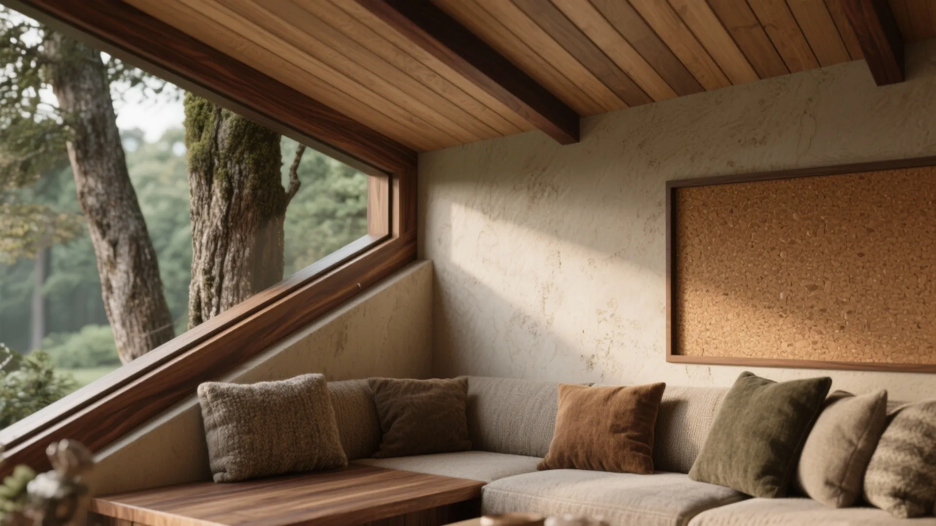 Material Warmth: Timber, Stone, and Soft Acoustics