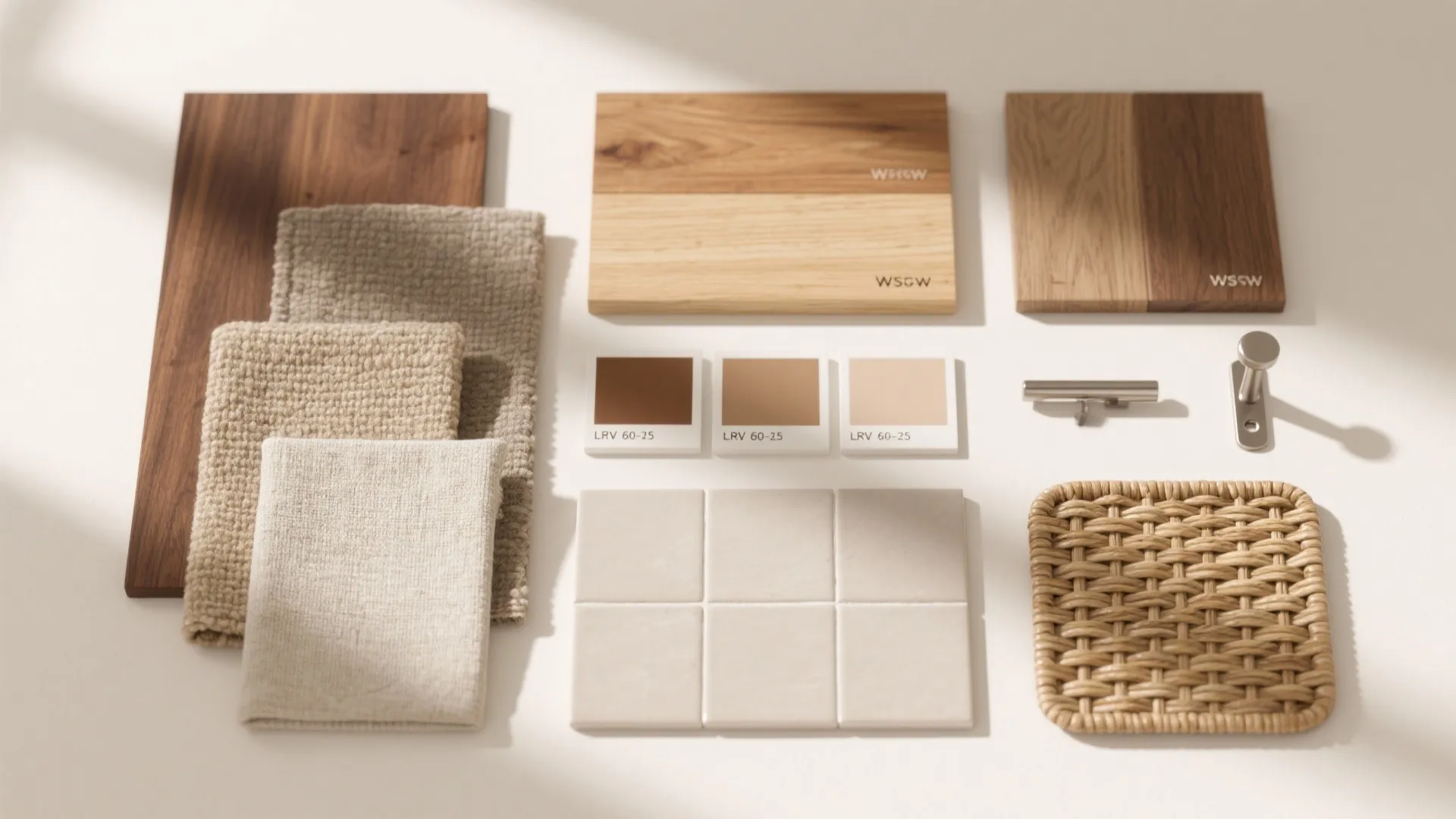 Warm Wood and Tactile Layers for a Calm, Cozy Mood