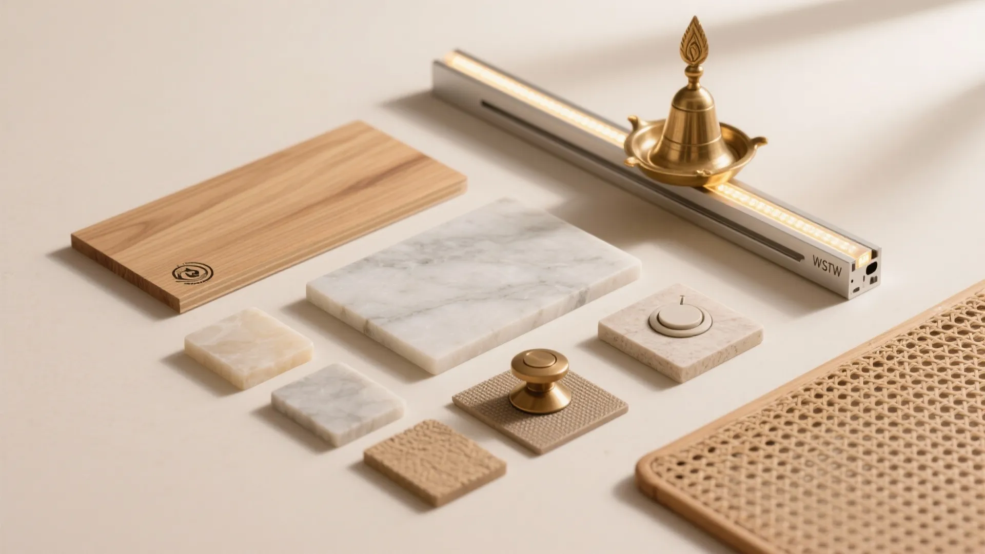 Warm Materials and Gentle Lighting