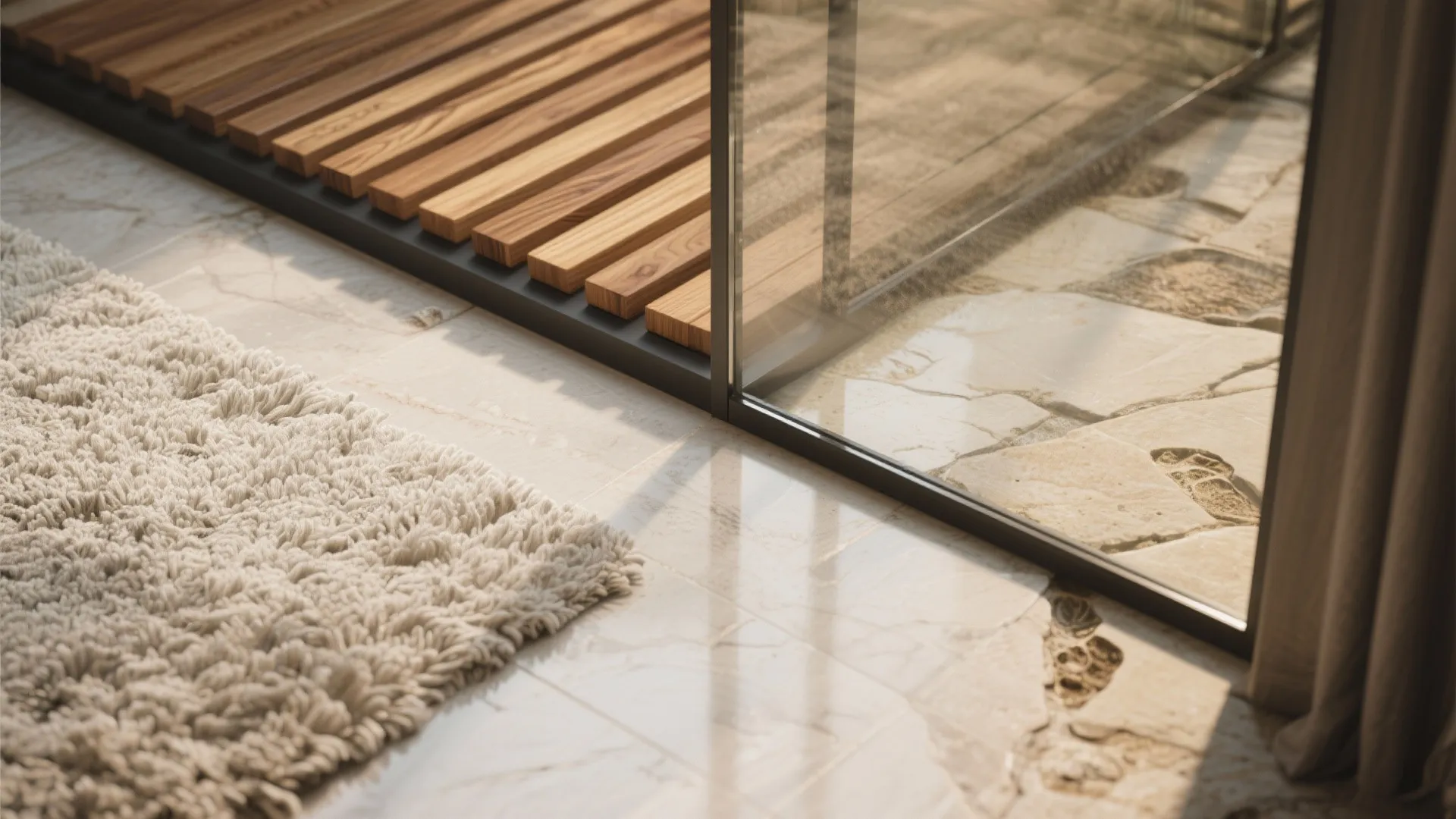 Warmth Through Materiality: Timber, Stone, and Soft Layers