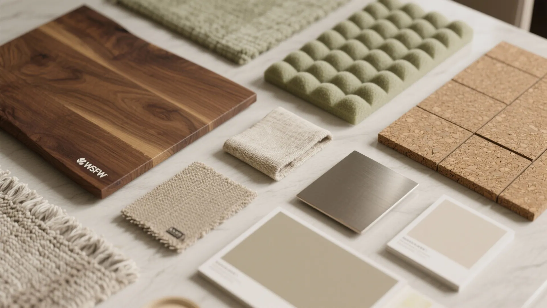 Warm Materials and Quiet Acoustics