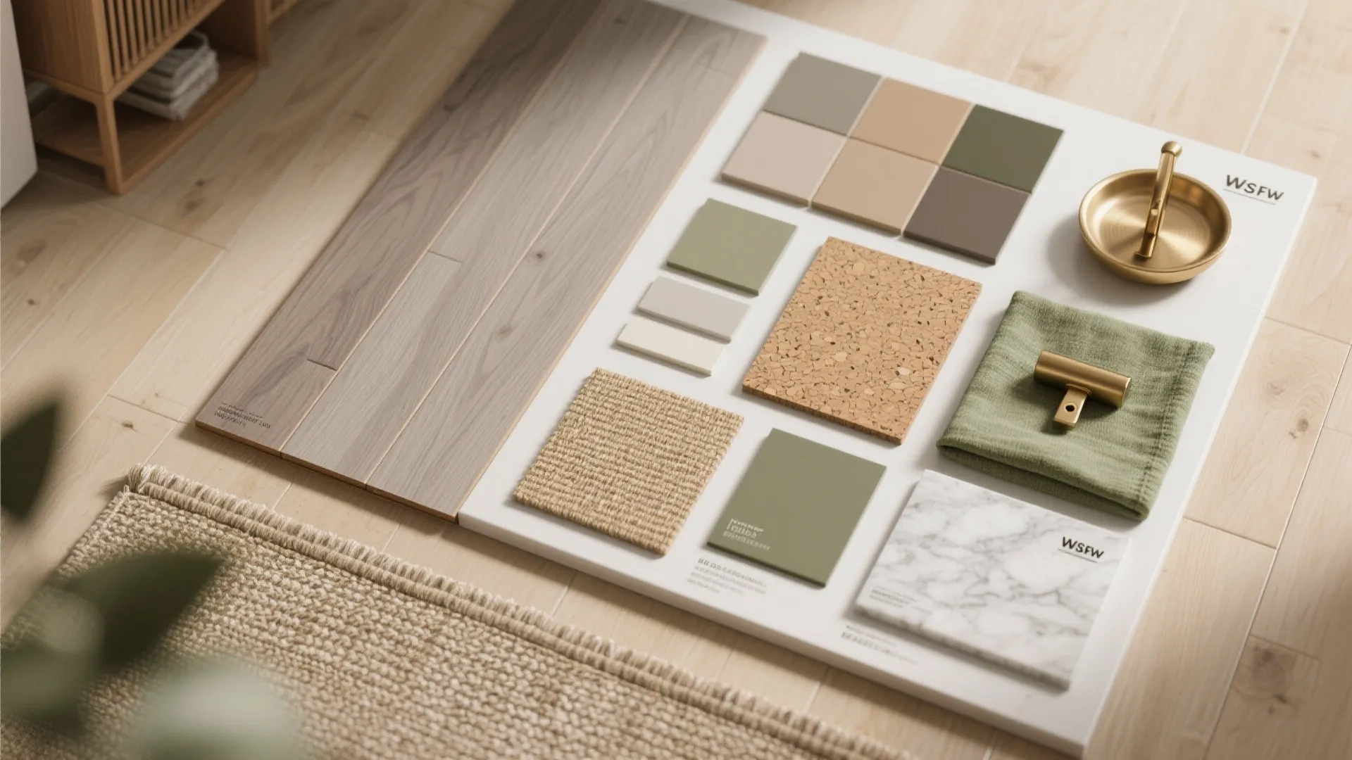 Warmth of Wood Elements and Textured Layers