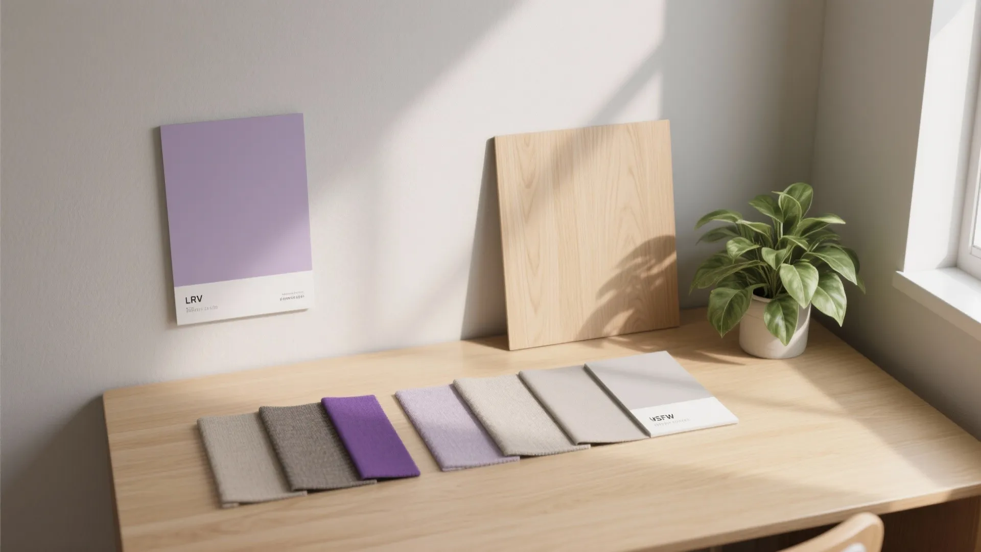 Warm materials, color, and biophilic calm