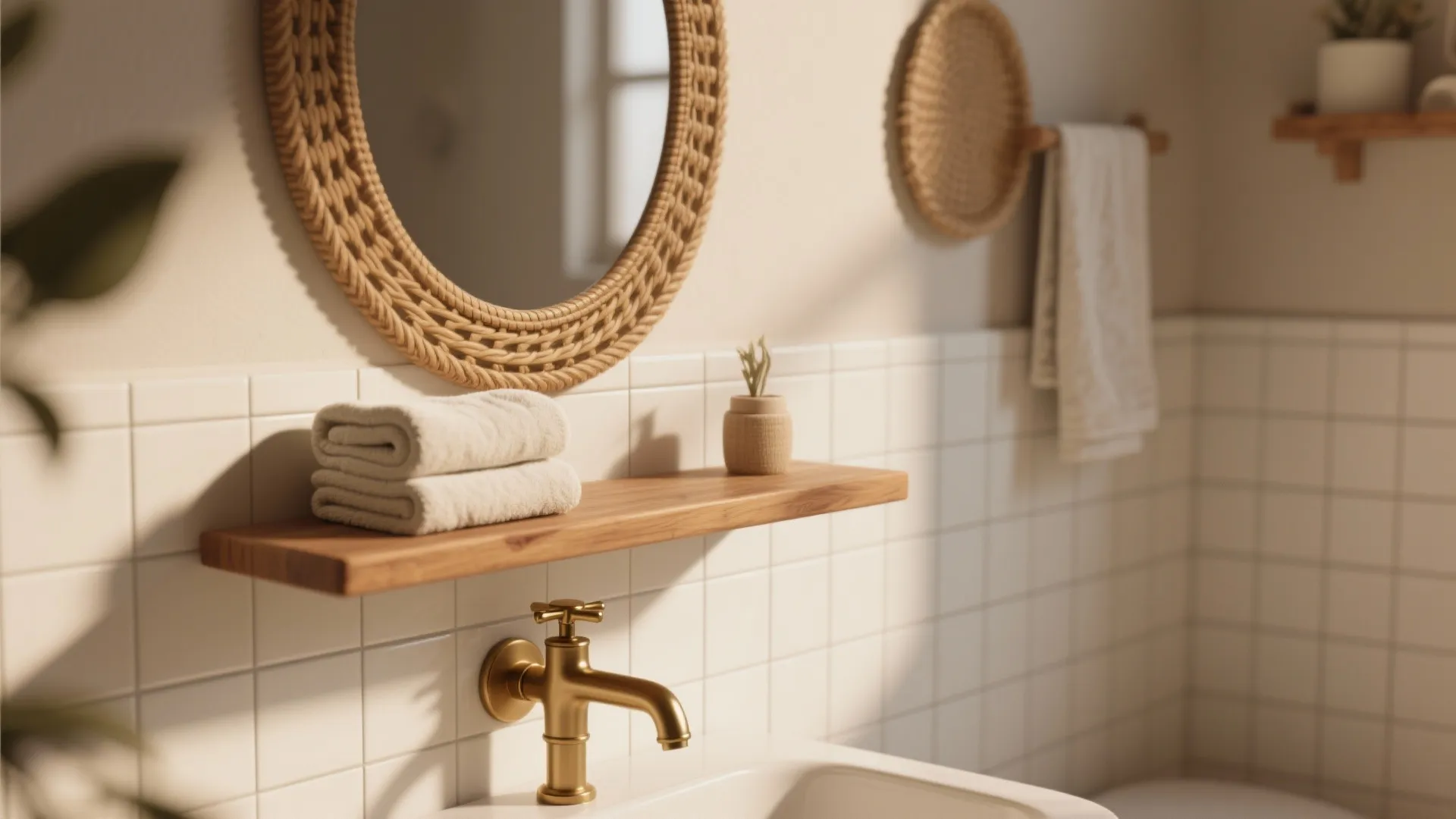 3. Layer warm materials for contrast