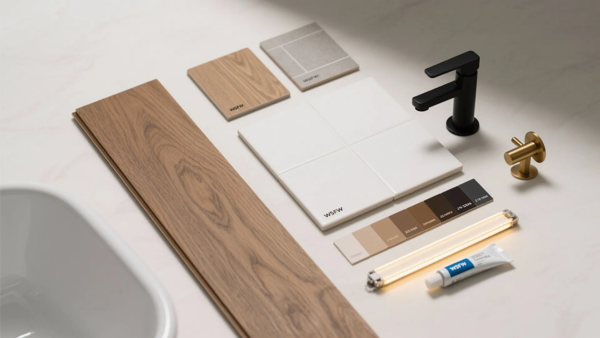 Warm materials and layered lighting for comfort