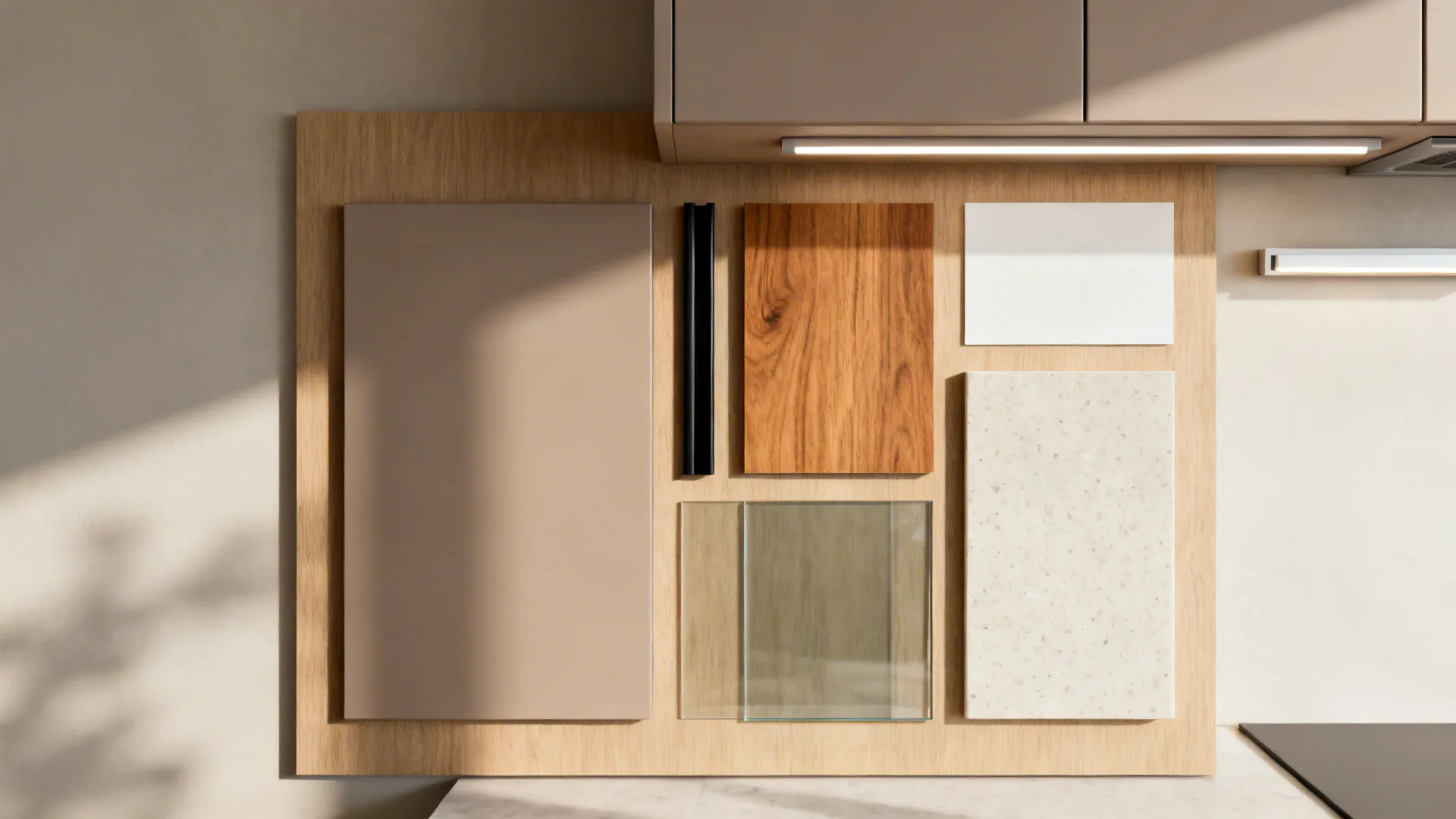 Warmth with real (or faux) wood accents