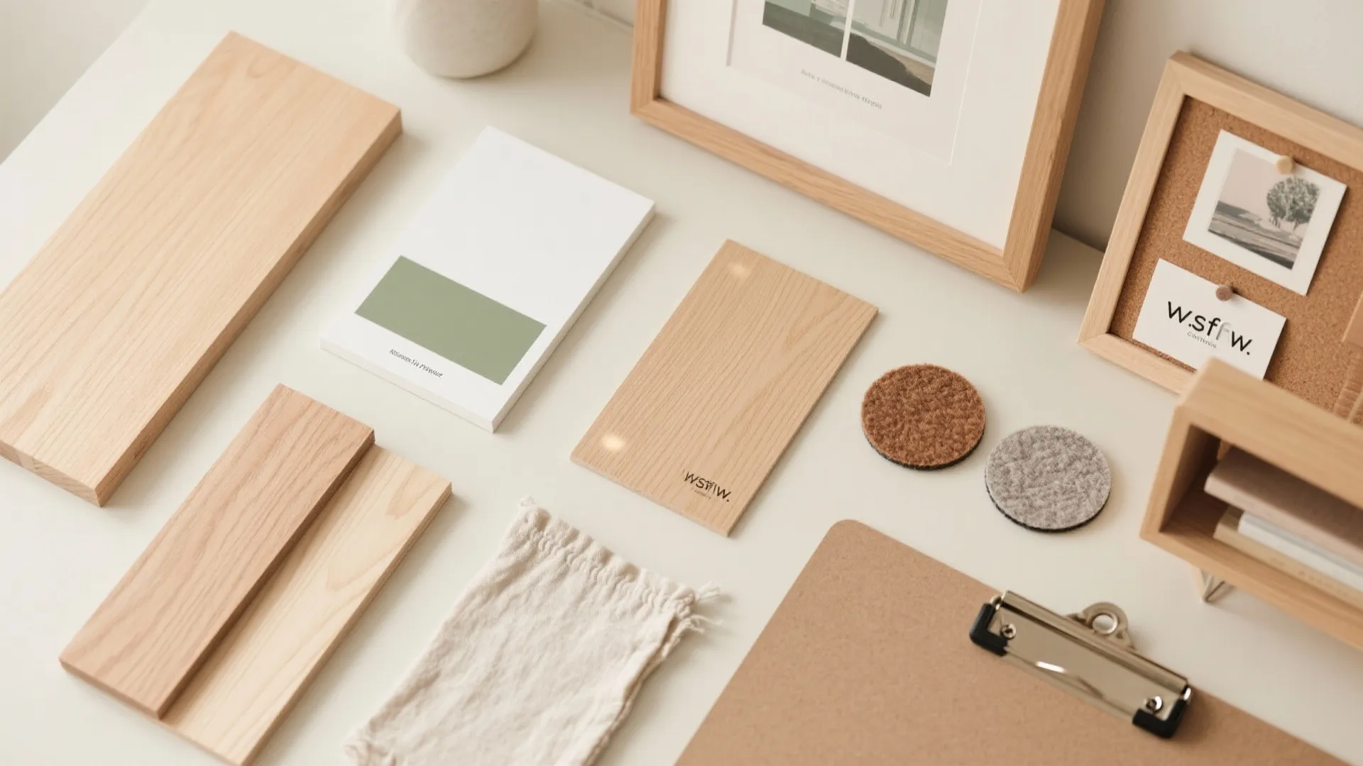 Warm Wood Accents and Personal Touches Without Clutter