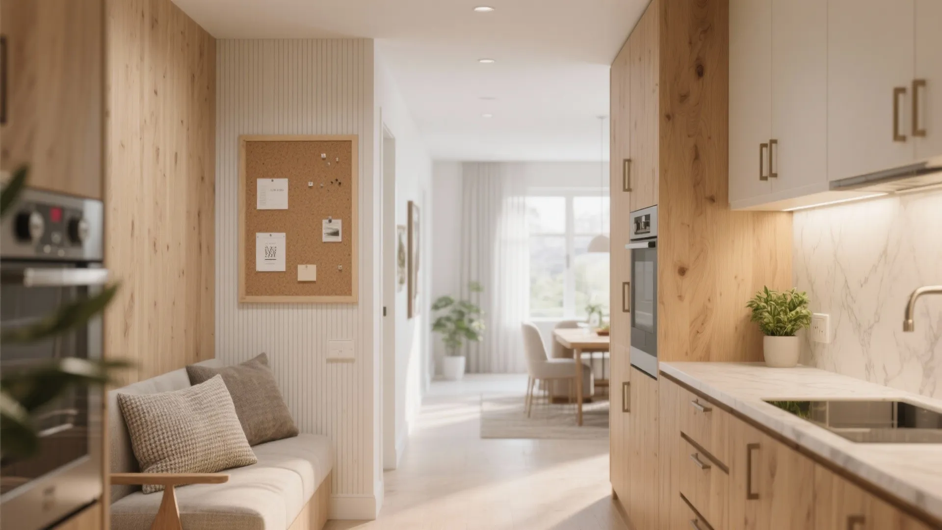 Warm Materials to Humanize a Shared Space