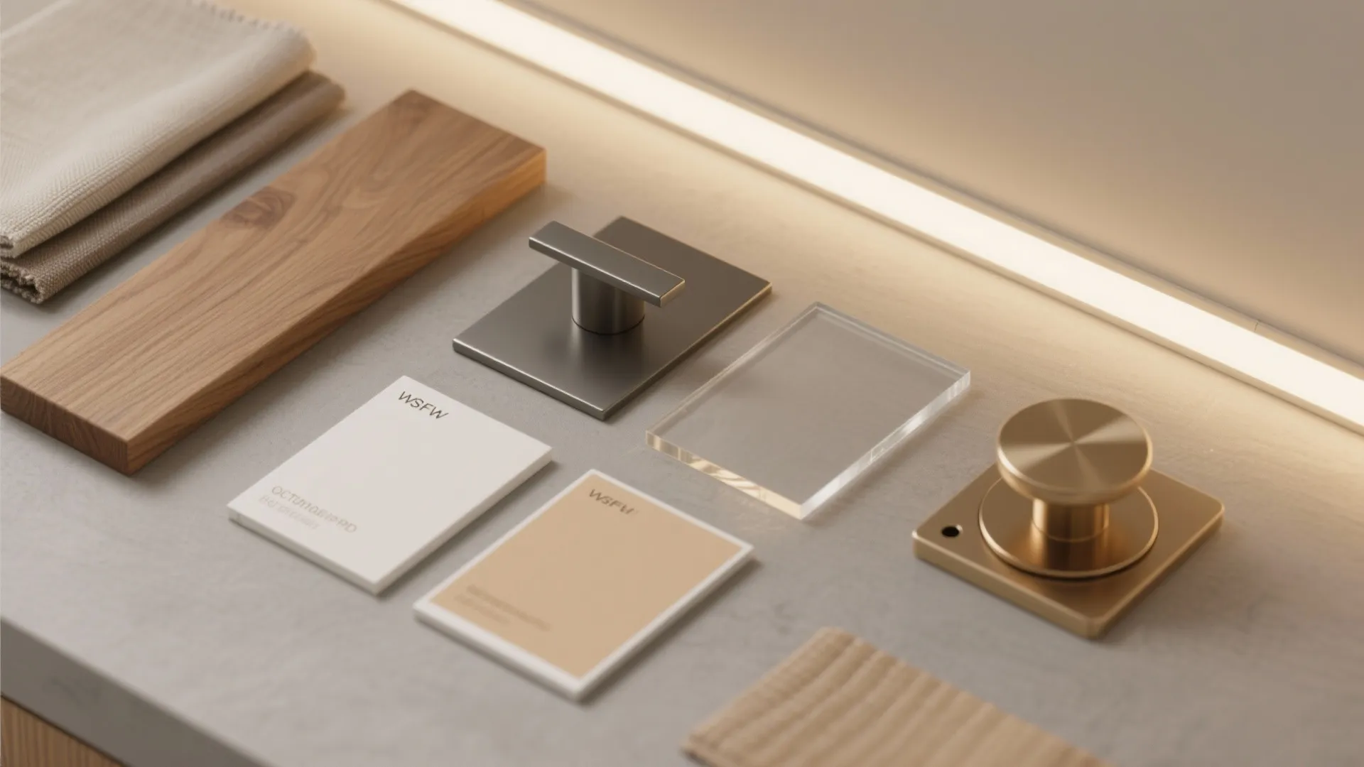 Light-layering and warm materials for calm