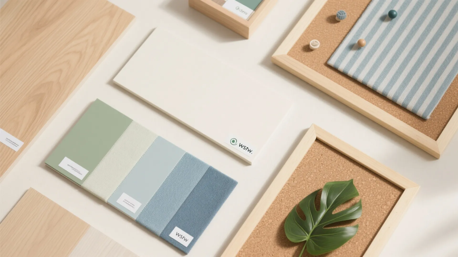 Warm materials, calm colors, and a dash of nature