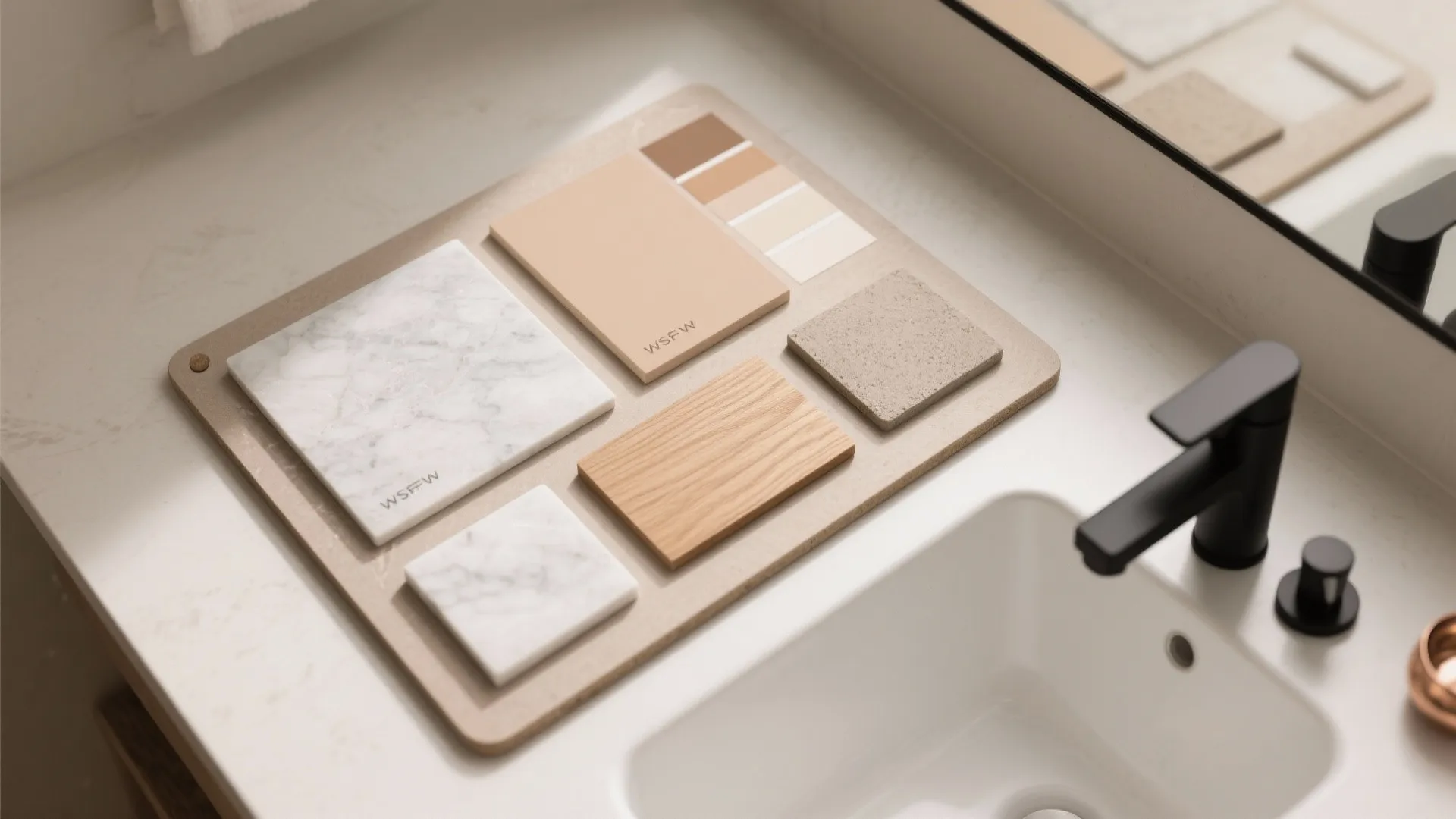 Warm Materials, Calm Colors, and Matte Finishes