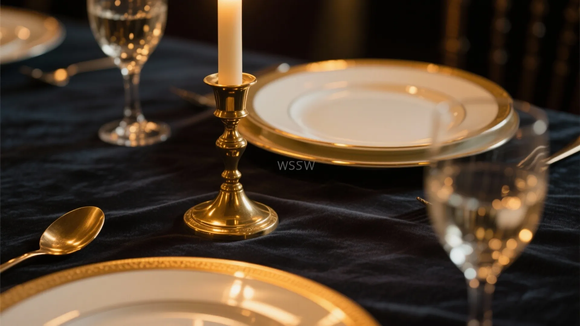 6. Use Warm Metallic Accents