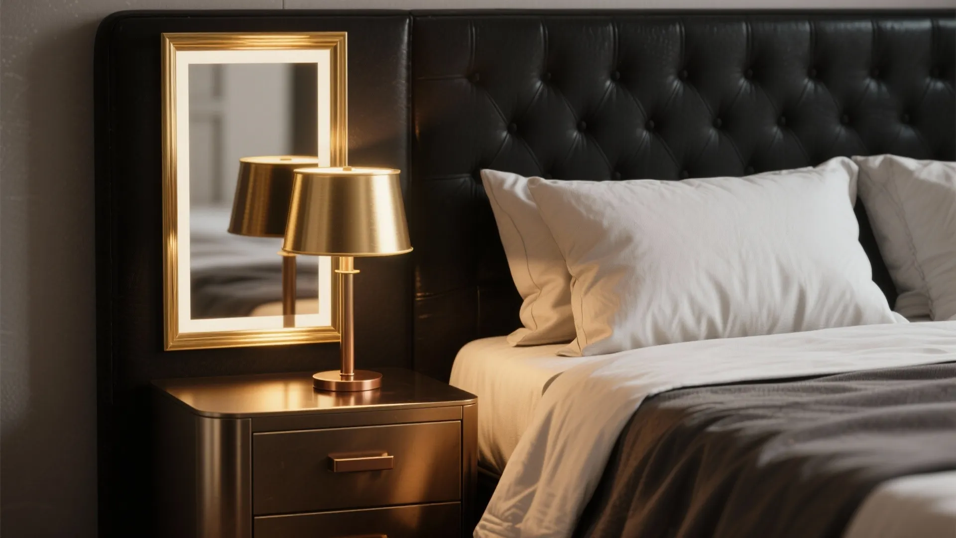 2. Add warm metallic accents