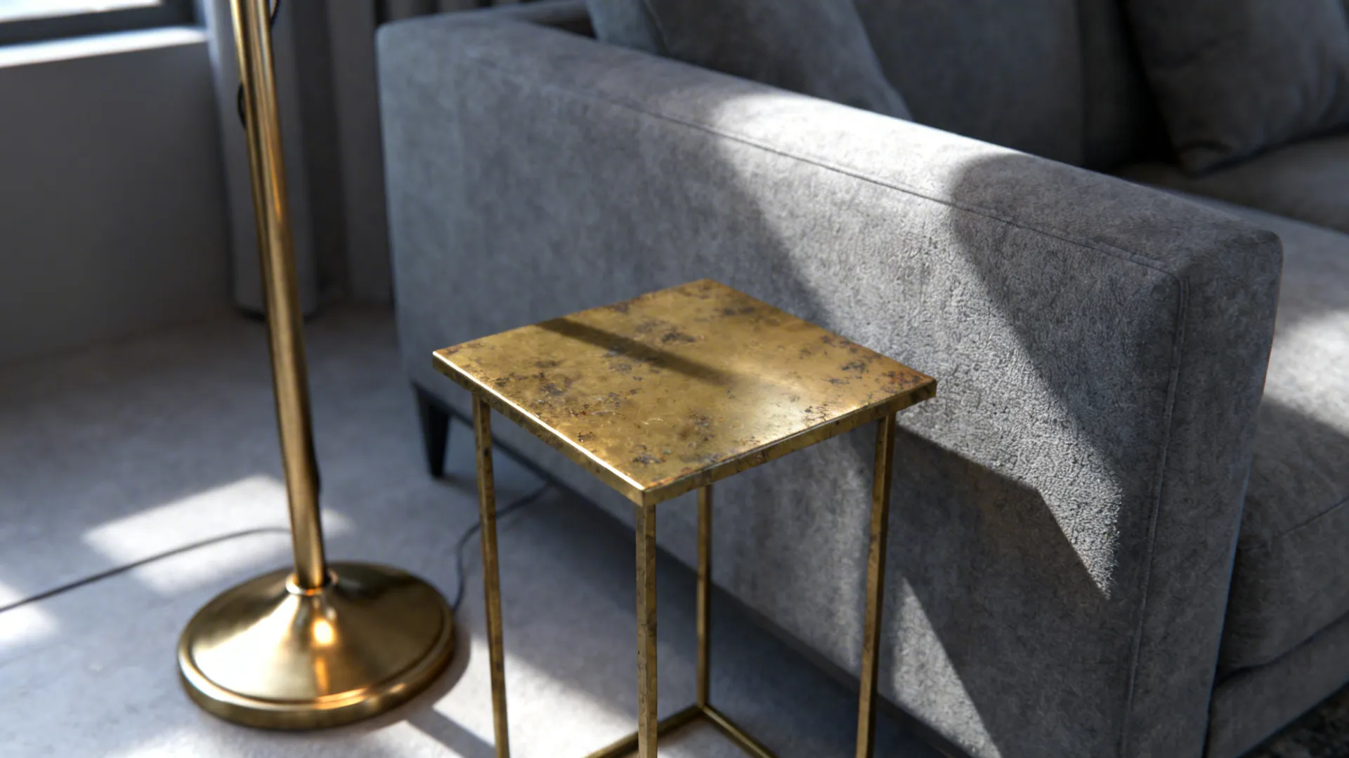 5. Accent with warm metallics