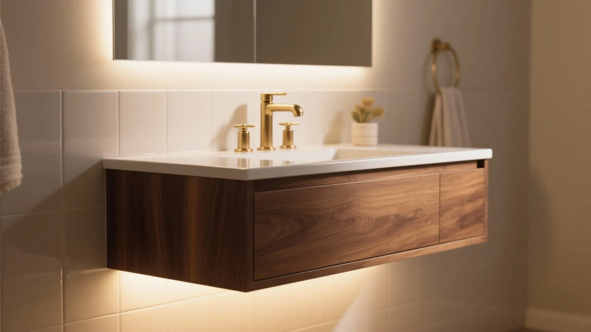 Warm Metals, Wood Touches, and Under-Glow Layers