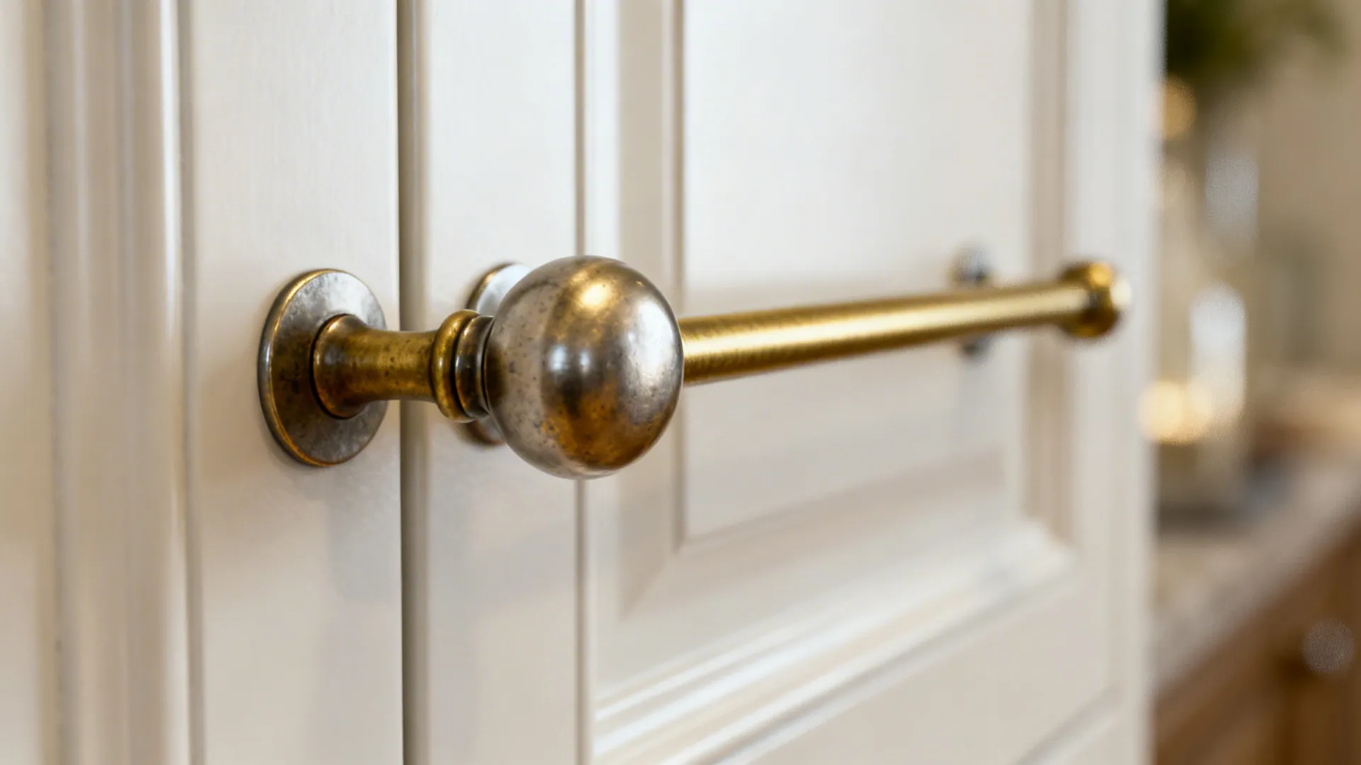 3) Warm metal accents: brushed brass, burnished nickel