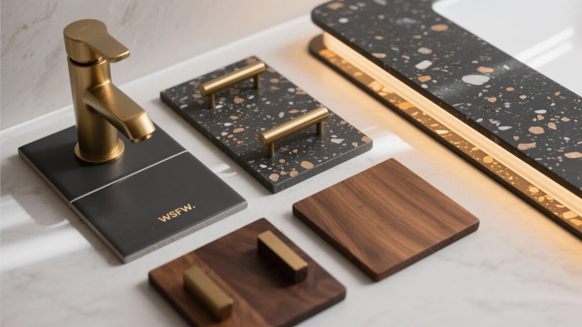 Warm Metals and Wood to Soften the Darkness