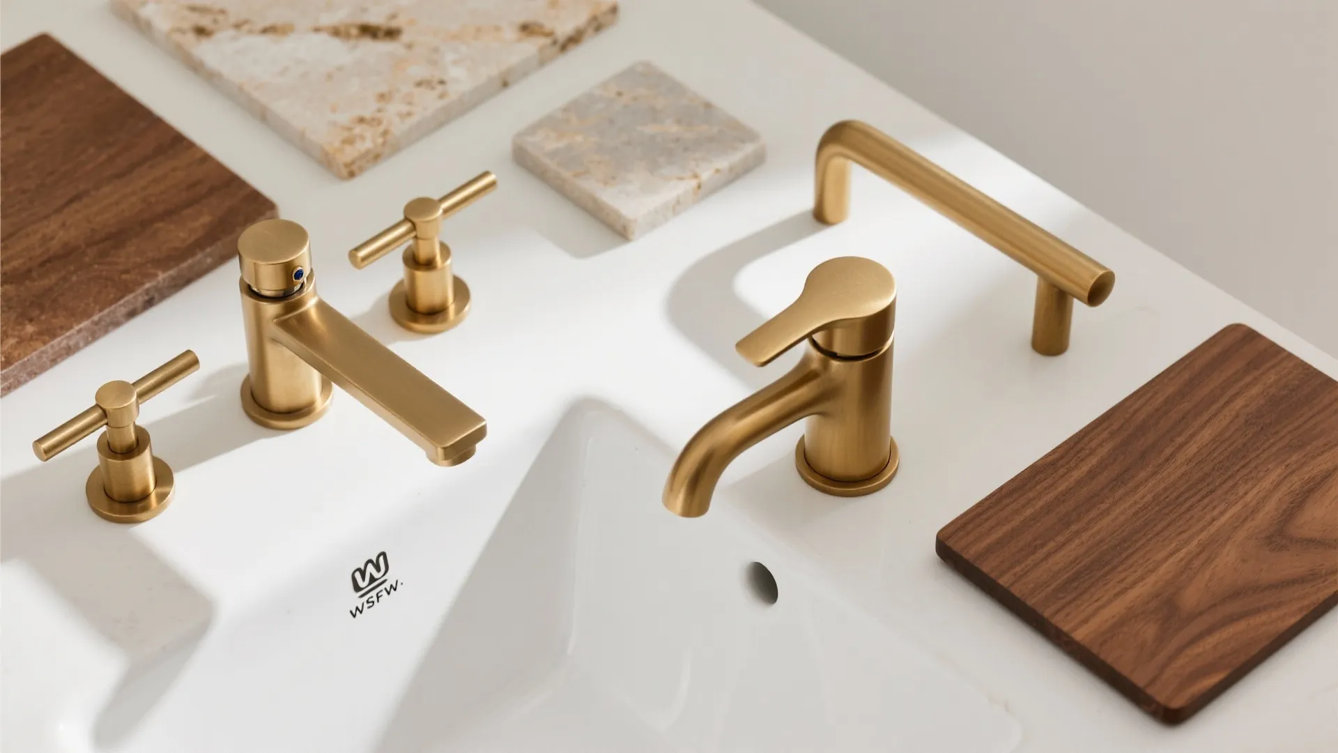 7. Warm Metallic Accents