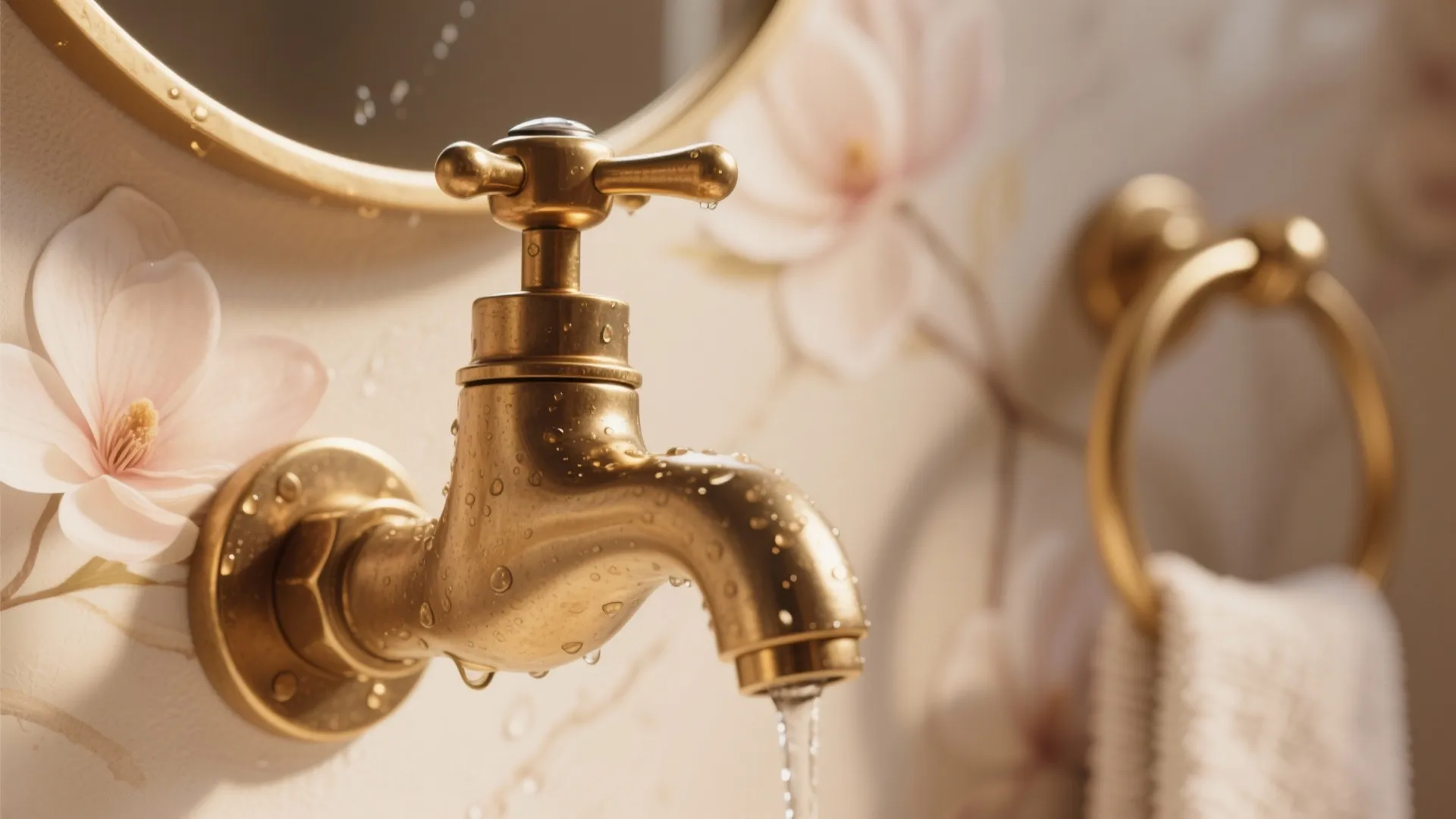 2. Warm metals and polished fixtures