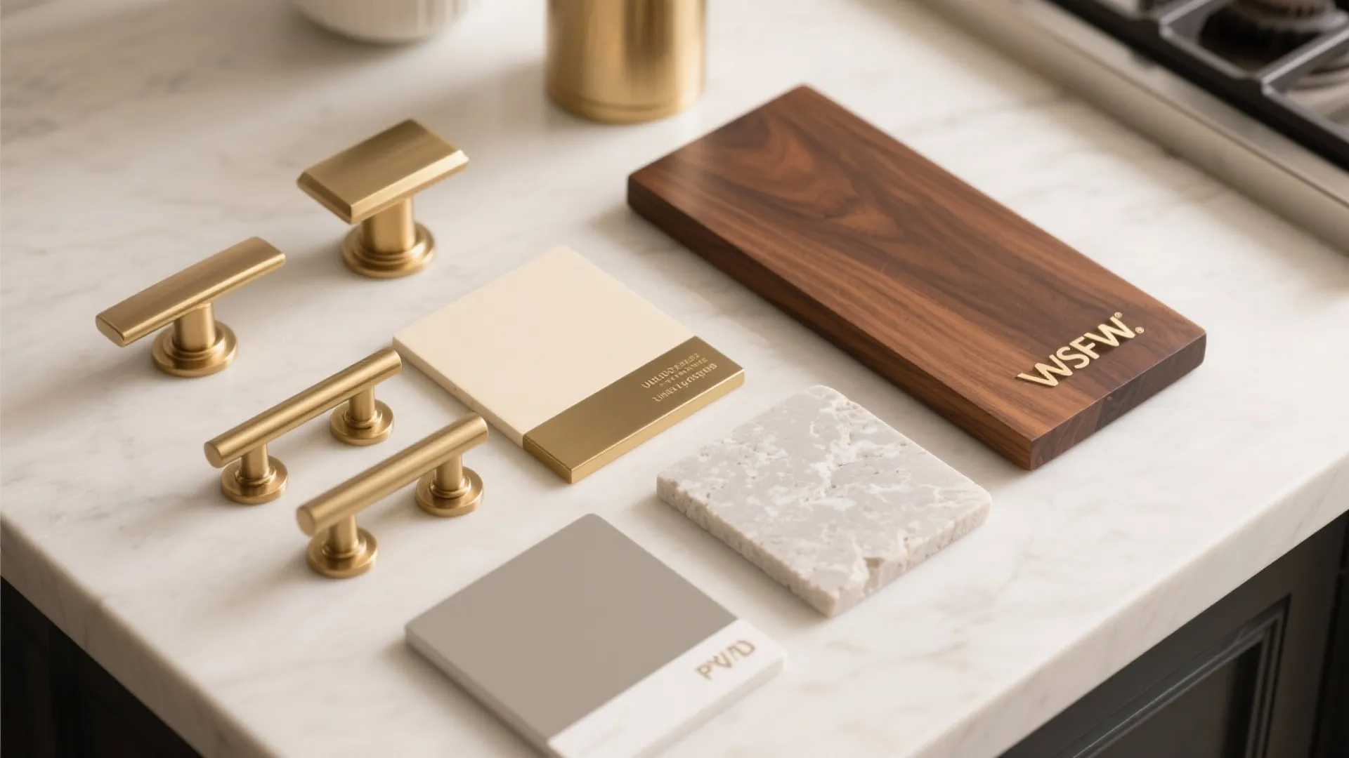 Warm Metals, Wood Accents, and Luxe Hardware