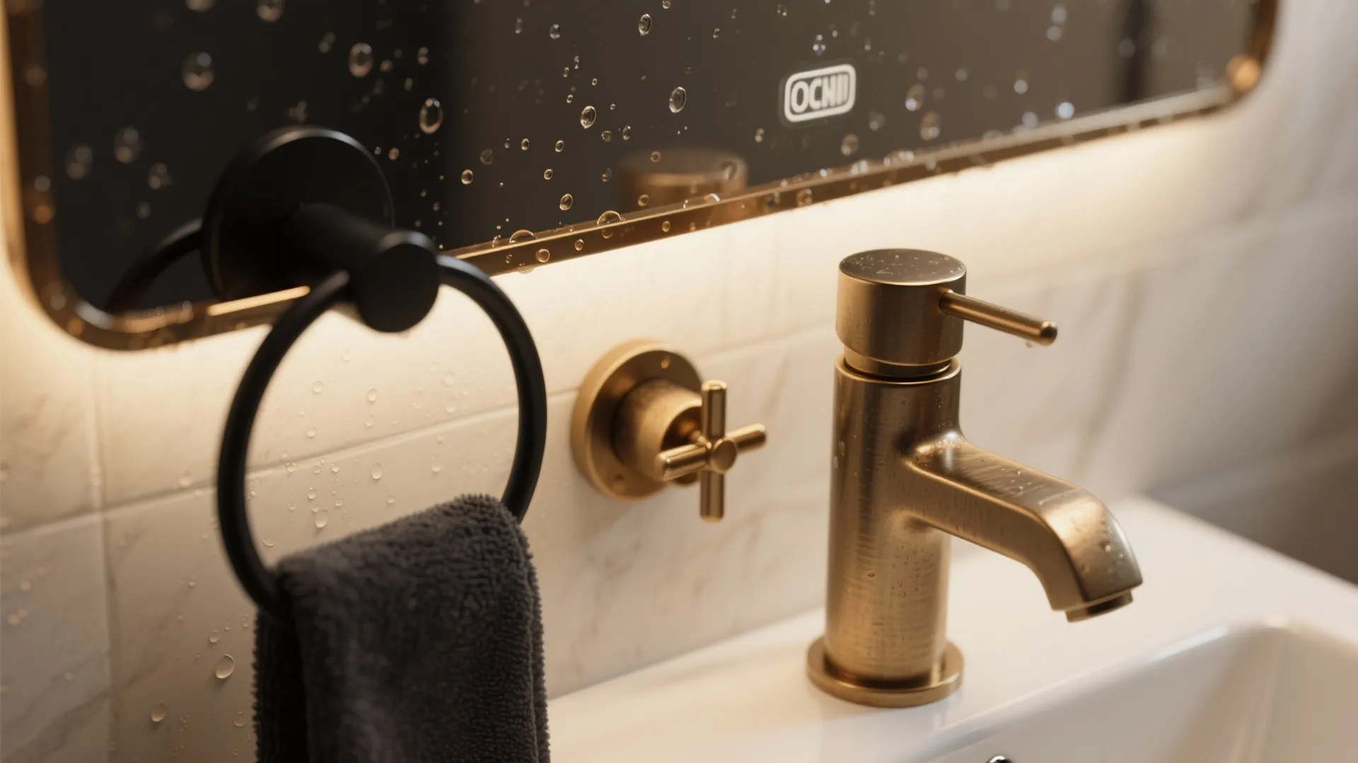 3. Warm metals and dark hardware