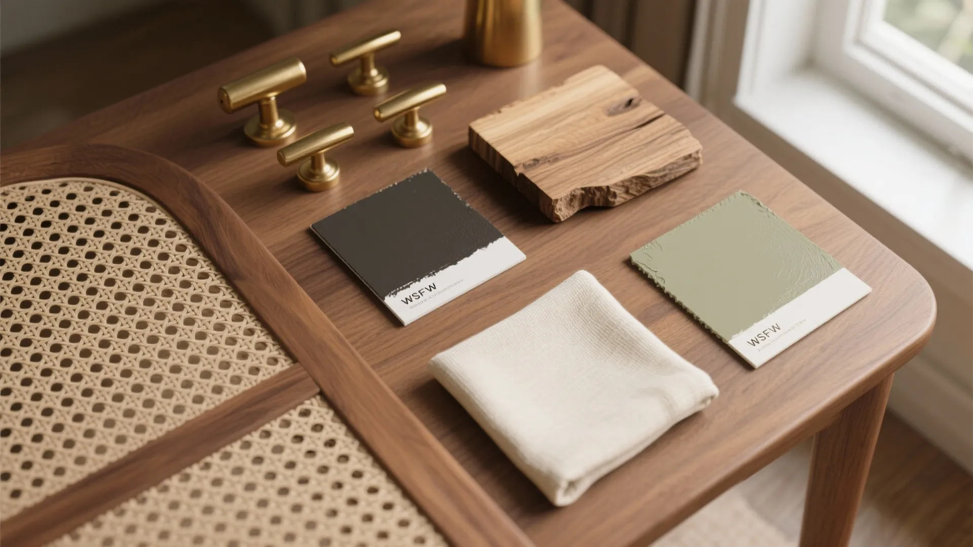 4. Introduce Warm Metals and Wood Tones