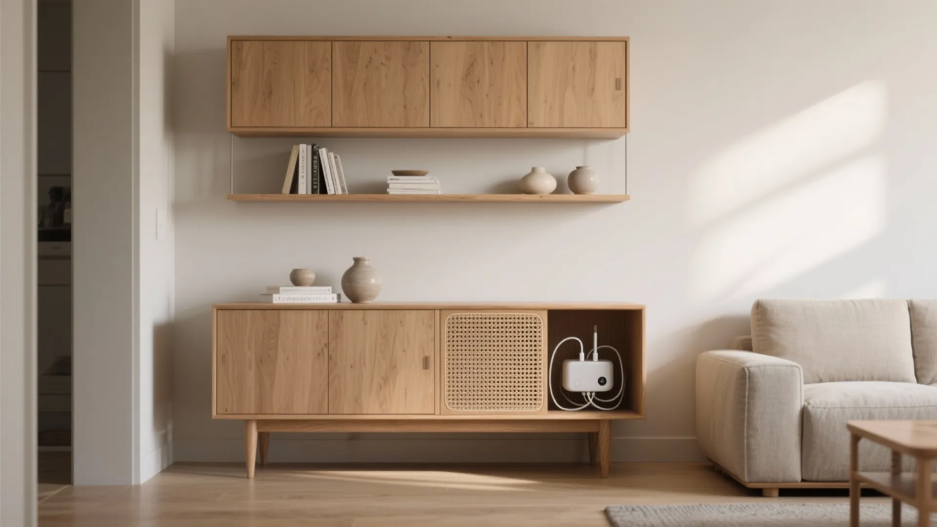 Minimalist Storage That Feels Warm, Not Bare