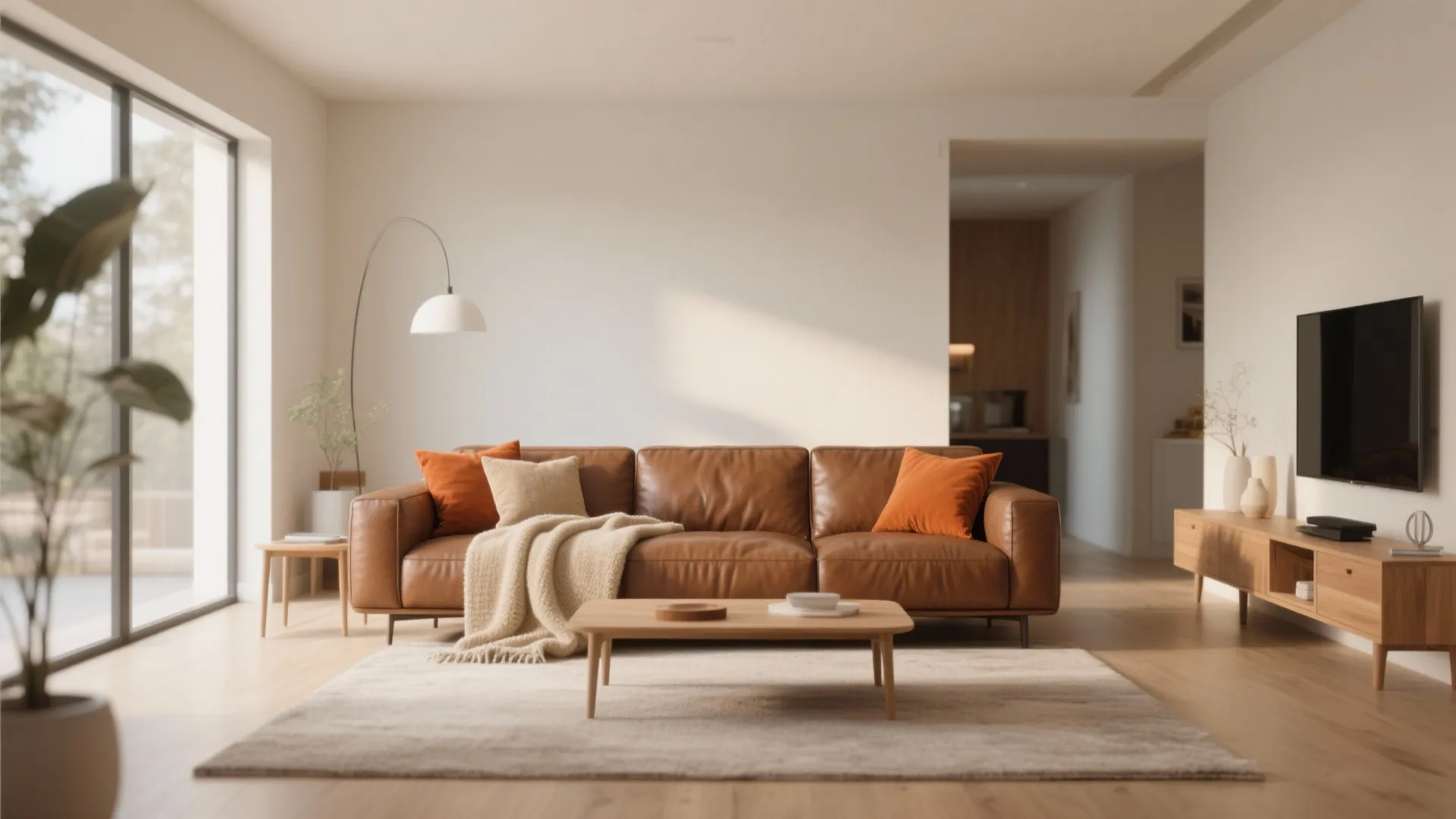 Warm Minimalism with Earthy Accents