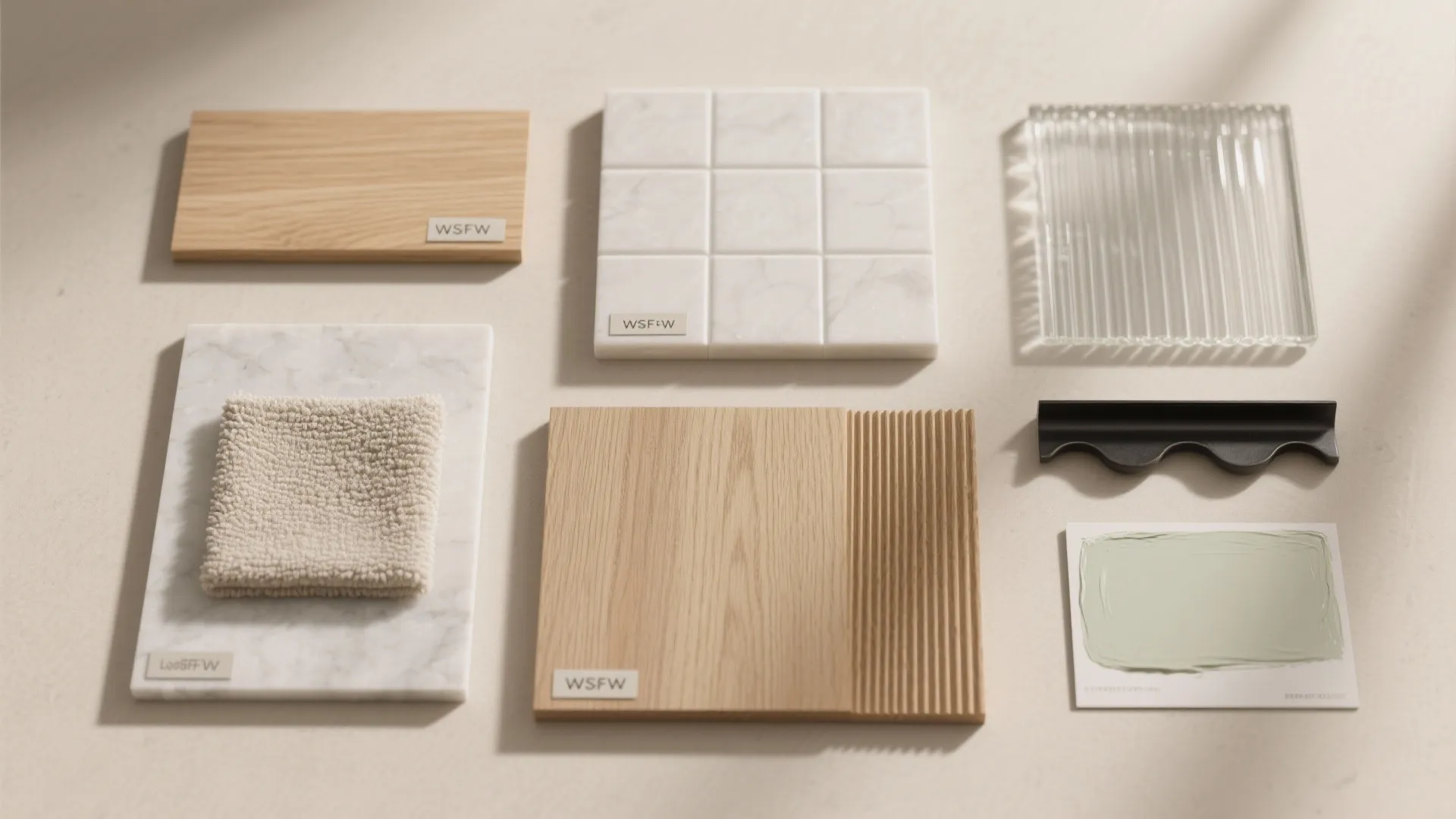 Material Palette: Warm Minimal With Natural Texture