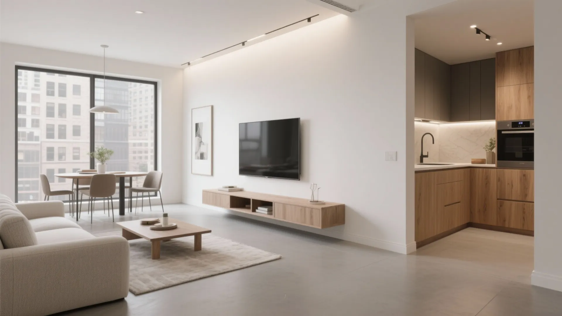 Warm Minimalism for Clutter-Free Living