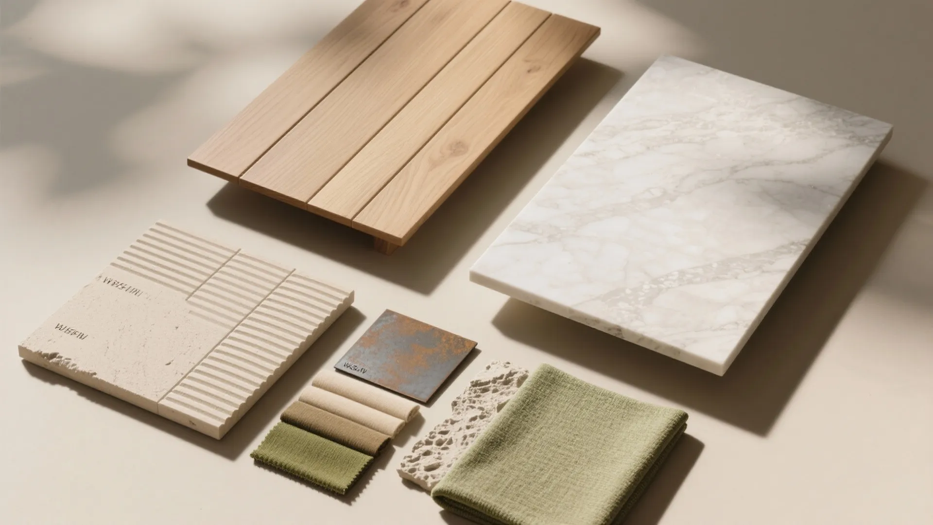 Material Palette: Warm Minimalism with Durable Layers