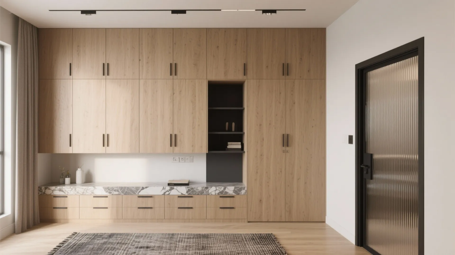 Warm-minimal storage that hides the mess