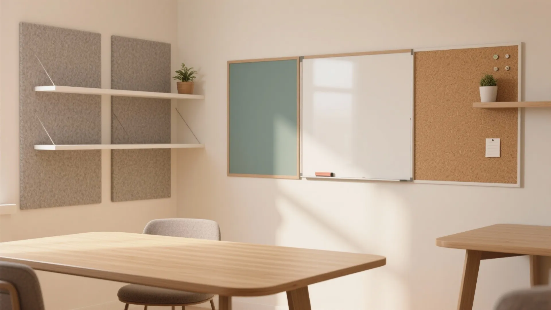 Warm minimalism with durable textures