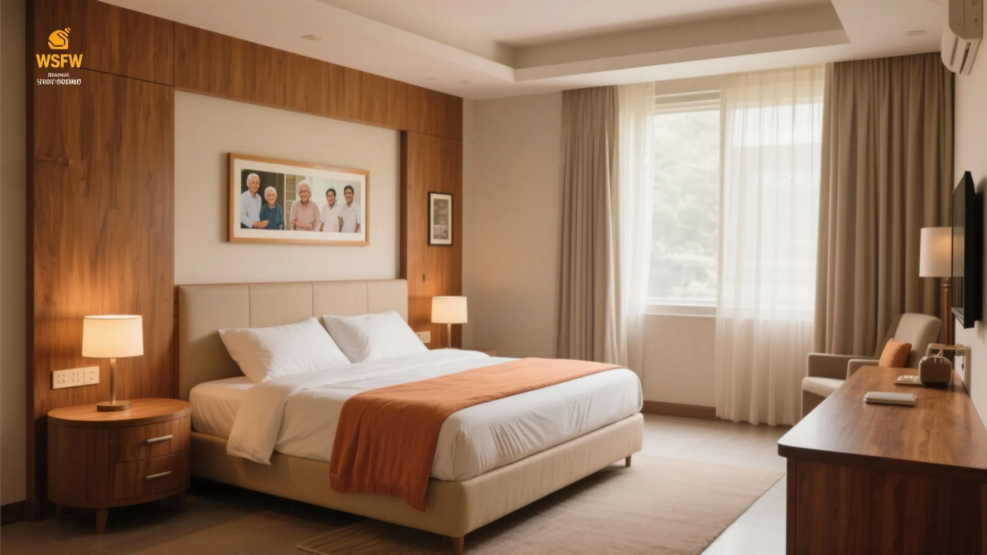 Warm Minimalism for Senior Suites