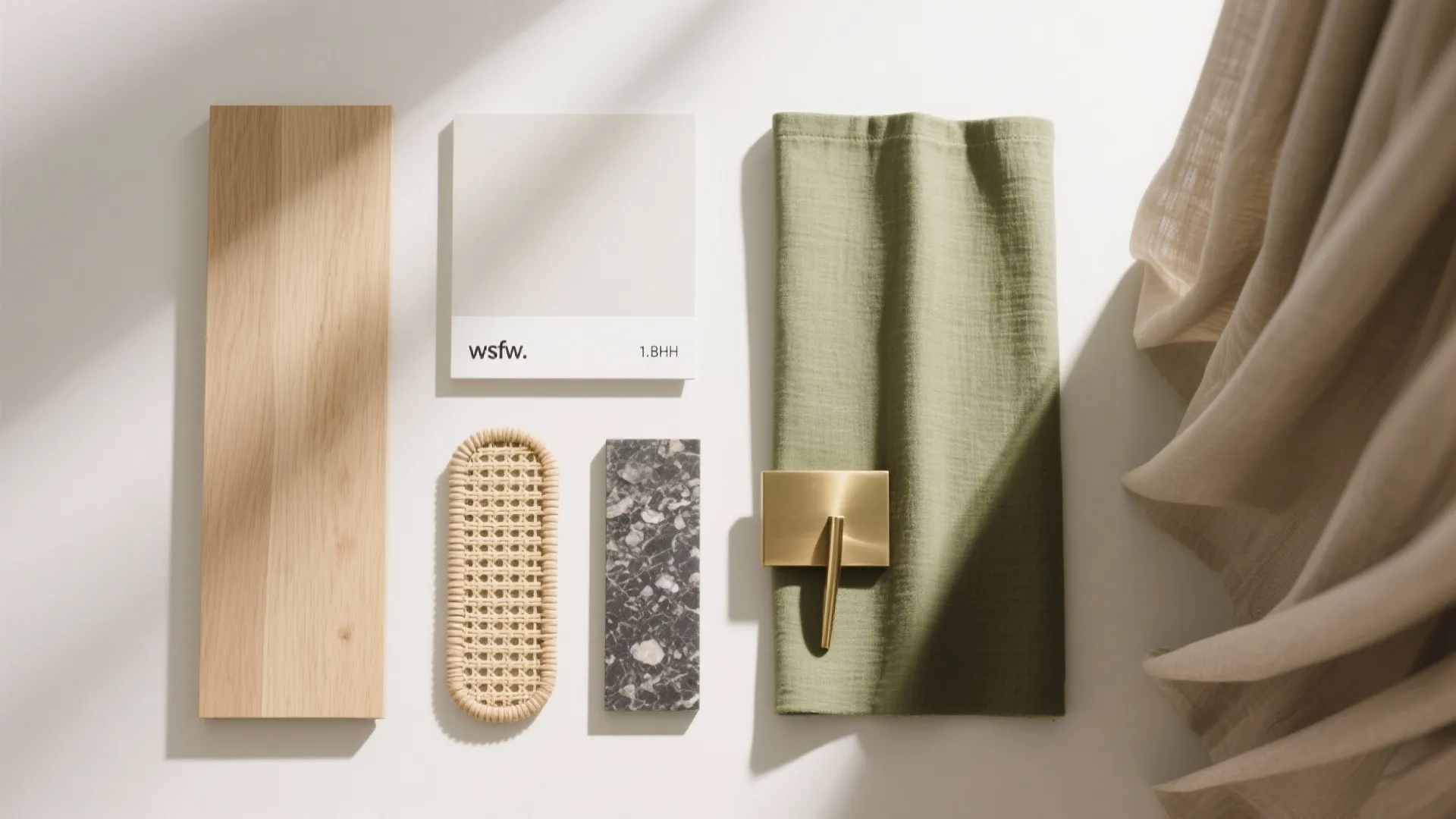 Warm minimalism with wood tones and local textures