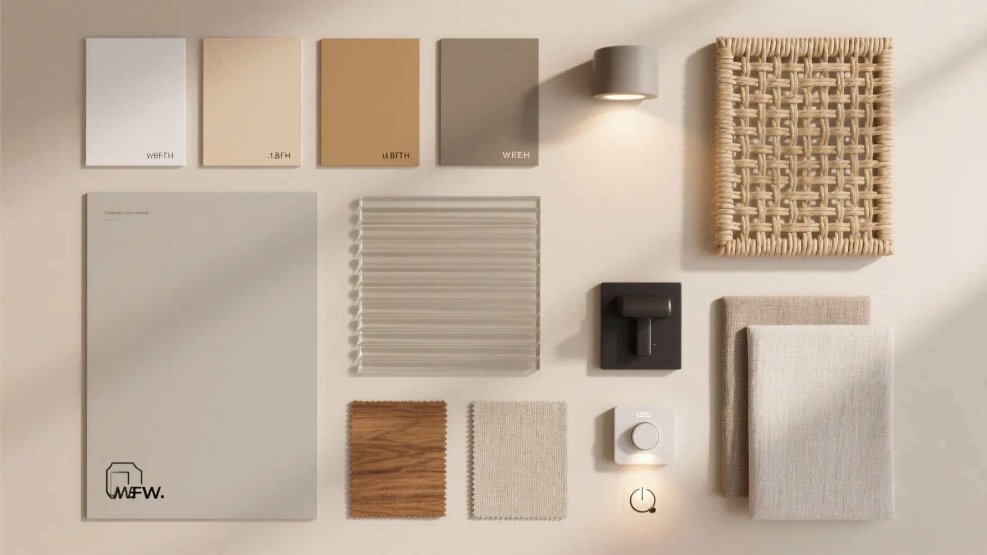 Calm Neutrals, Warm Wood, and Layered Lighting