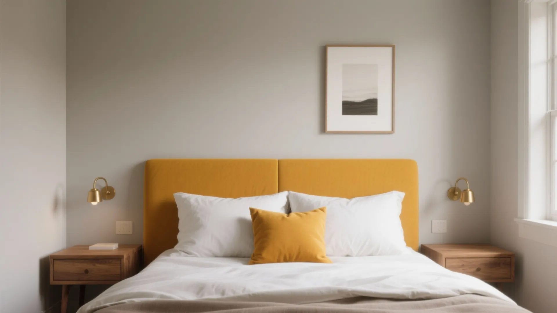 Idea 1: Warm Neutrals + One Confident Accent