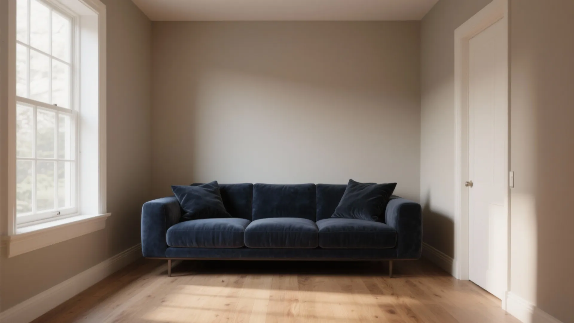 1. Warm Neutrals + Deep Accent