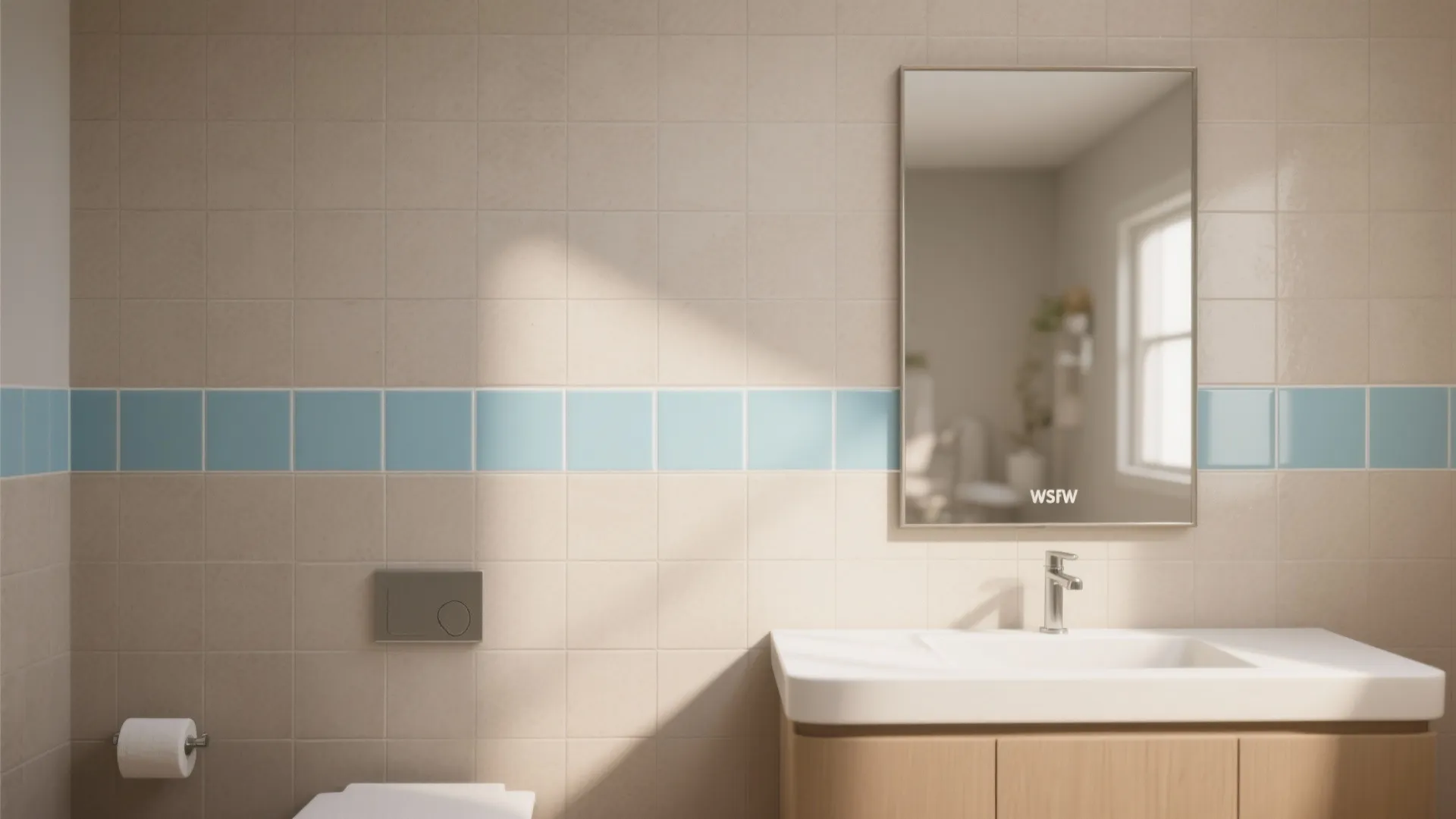 Color-Blocking with Warm Neutrals and a Pastel Band