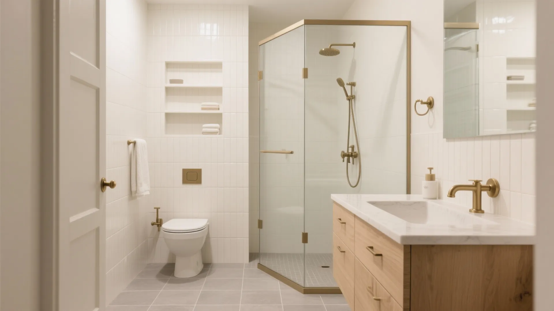 1) Soft Warm Neutrals (Ivory, Greige, Sand)