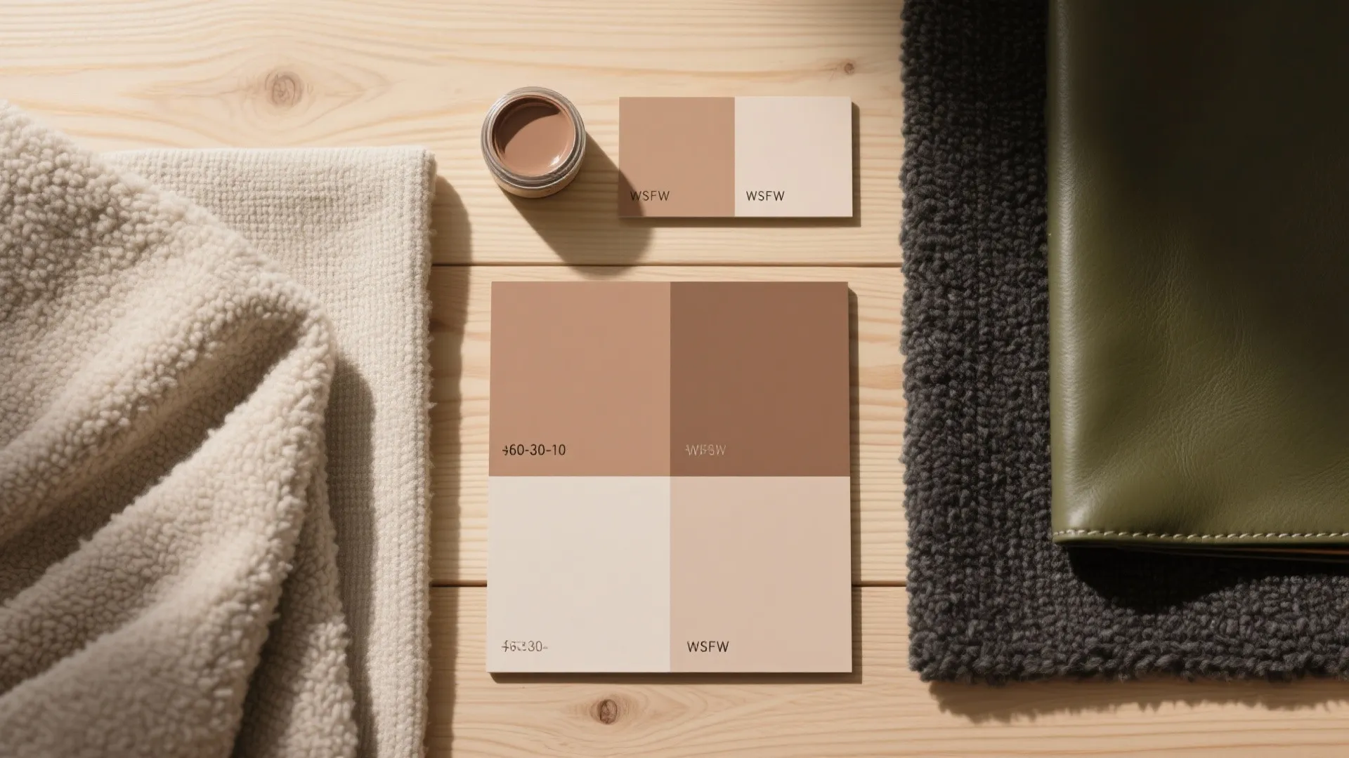 Warm Woods and Textured Neutrals