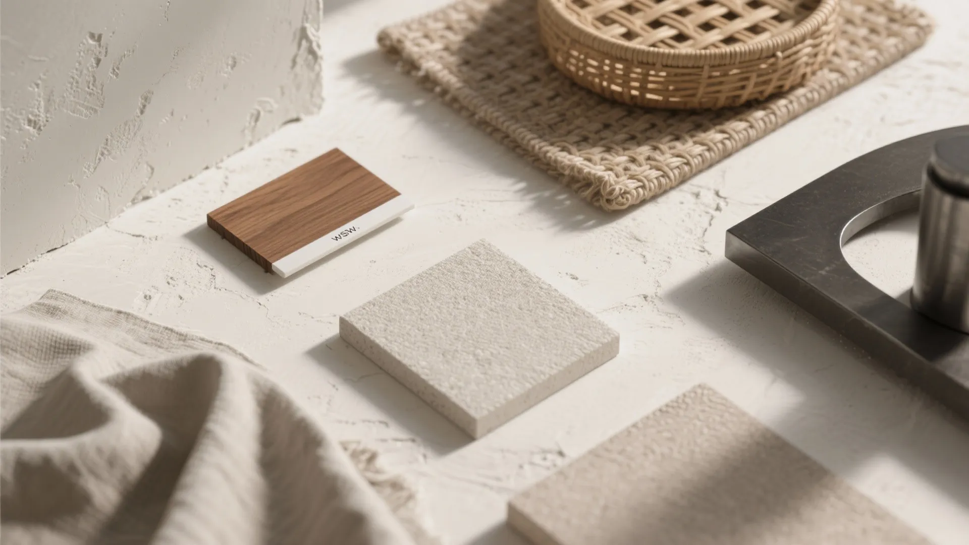 5) Warm Neutral Palette with a Microcement-Look Putty