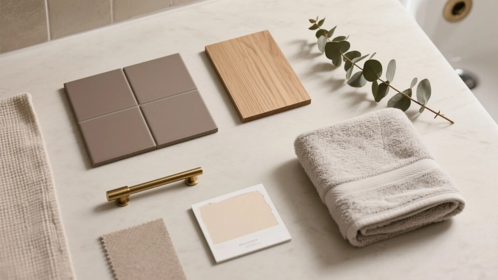 Warm Neutrals with Wood-Look Accents