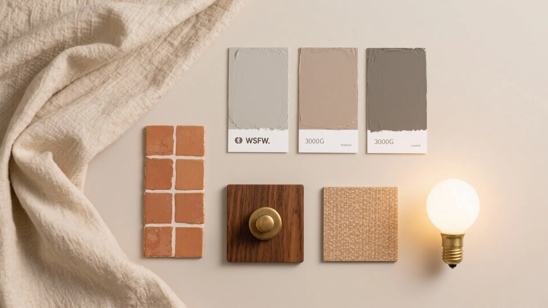 Warm Neutrals and Terracotta Accents