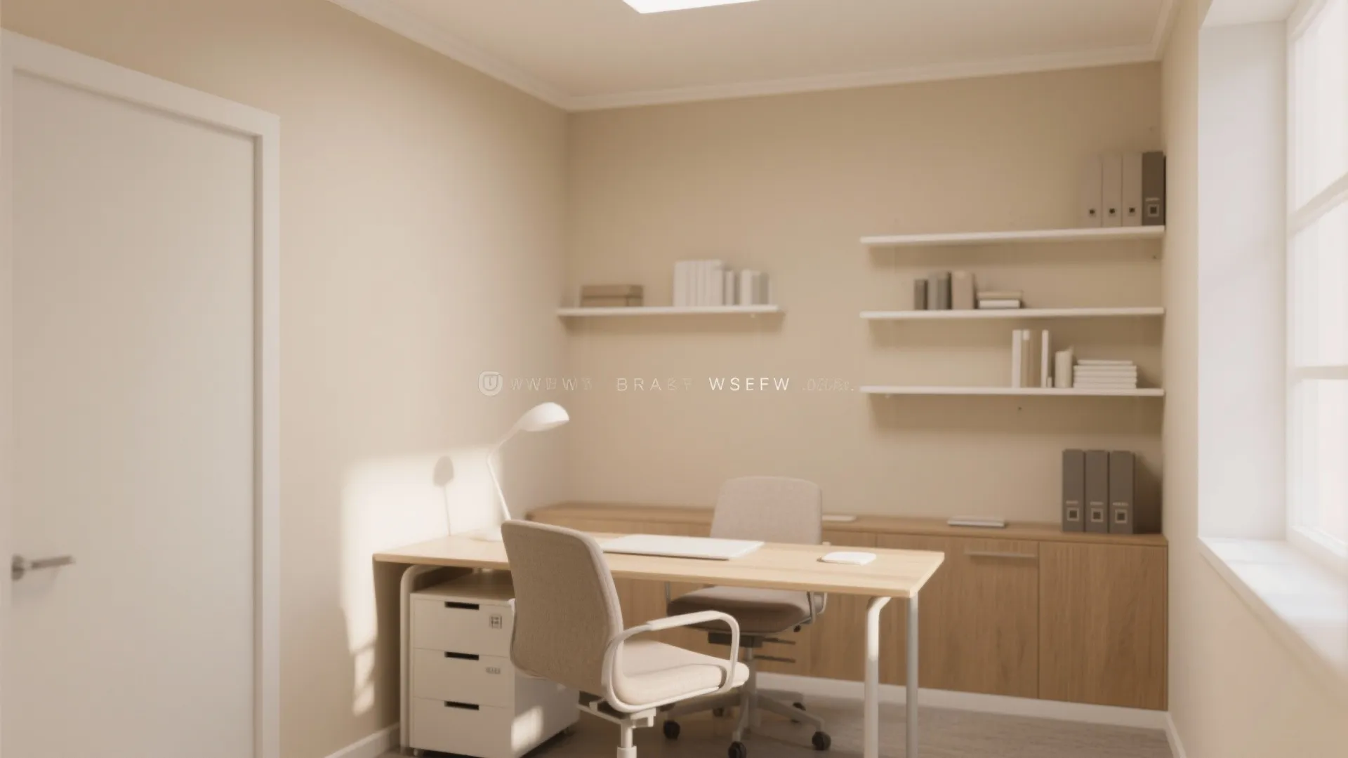 1. Warm Neutrals for a Calm Focus